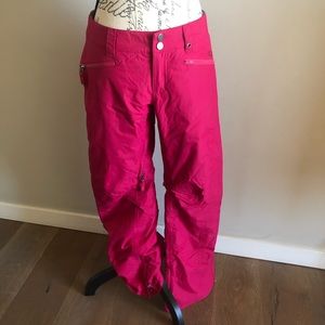 Burton Dry Ride Snowboard Pants | Burton Ski Pants | color: hot pink